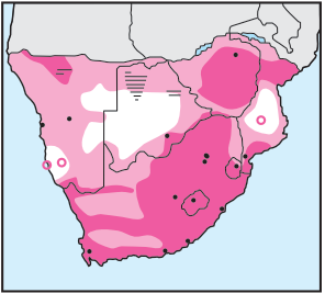 Black-headed Heron Distribution