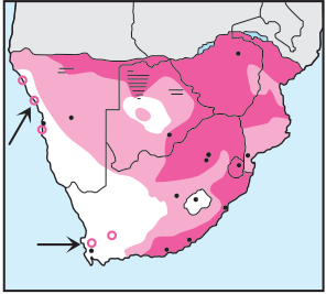 Green Wood Hoopoe Distribution