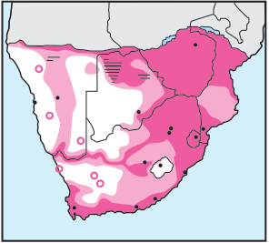 Newman's-African Fish Eagle-Distribution