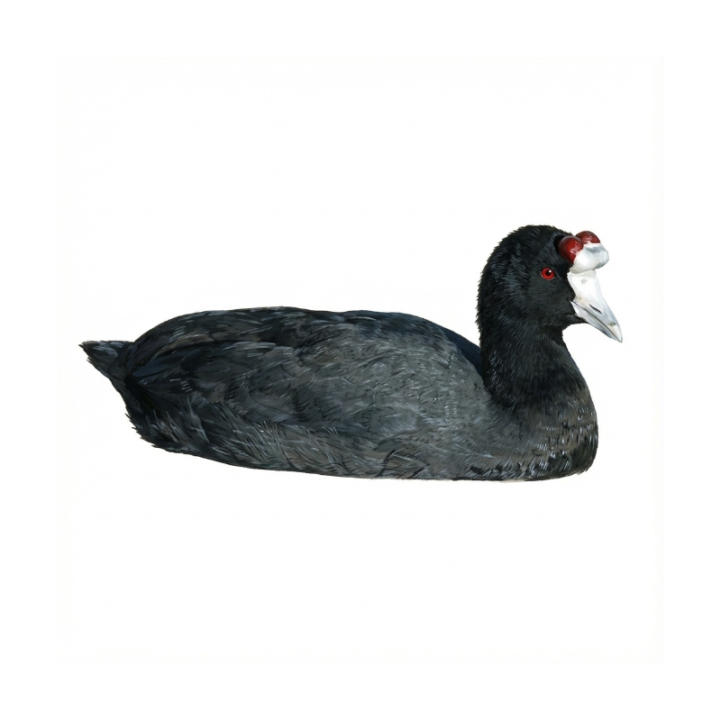 Newman's Birds - Red-knobbed Coot