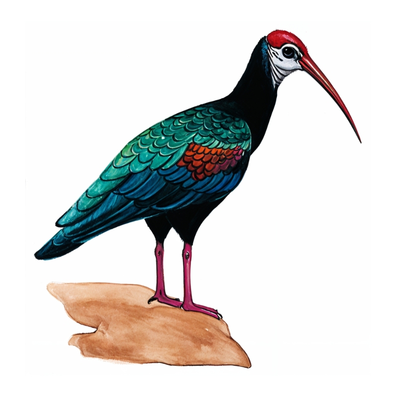 Newman's Birds - Southern Bald Ibis