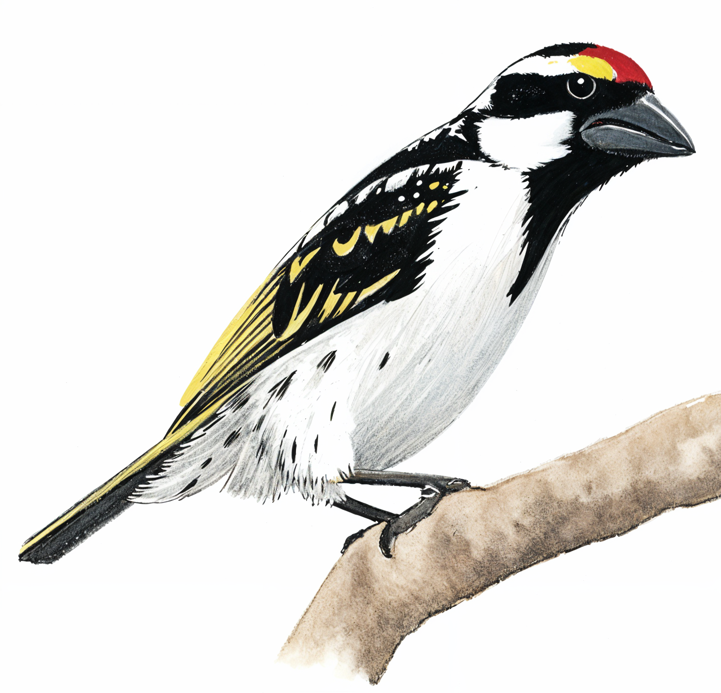 Acacia Pied Barbet AI