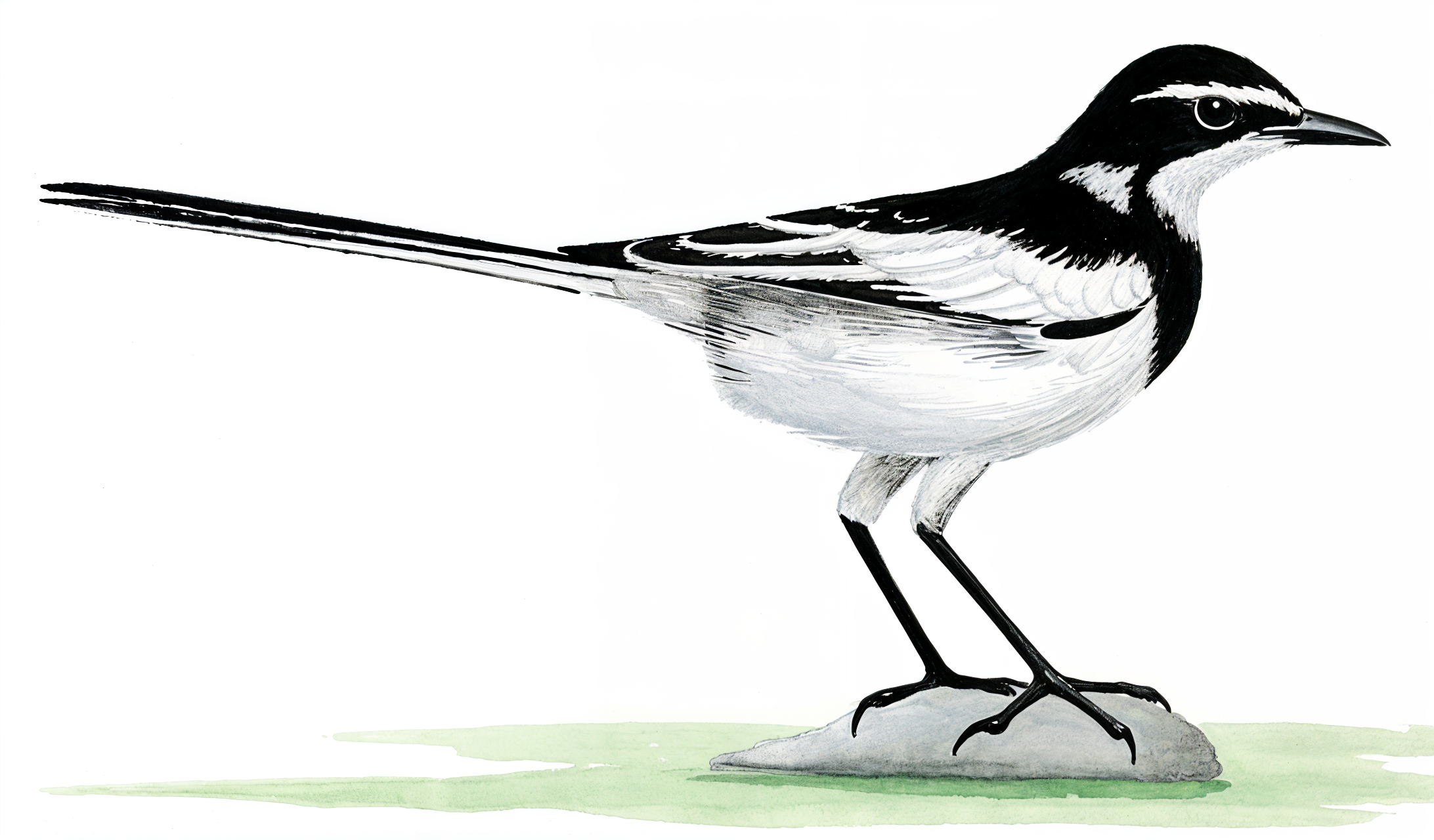 African Pied Wagtail AI