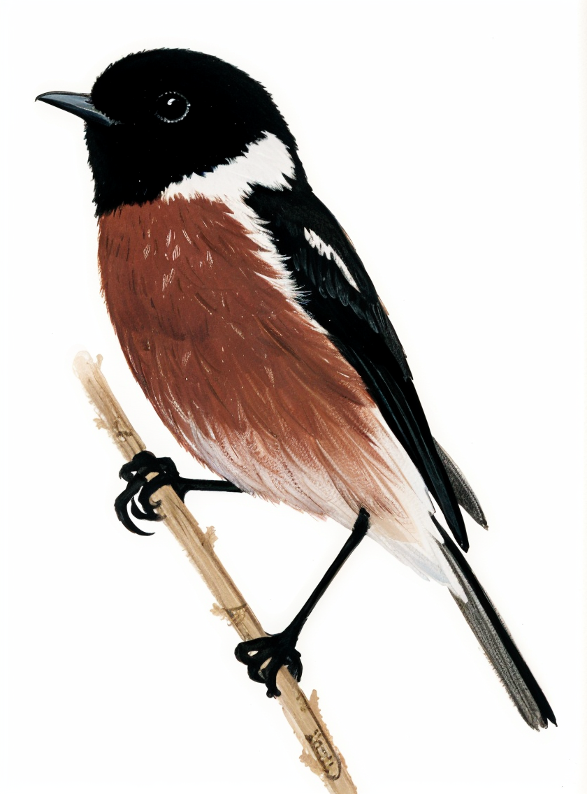 African Stone Chat male
