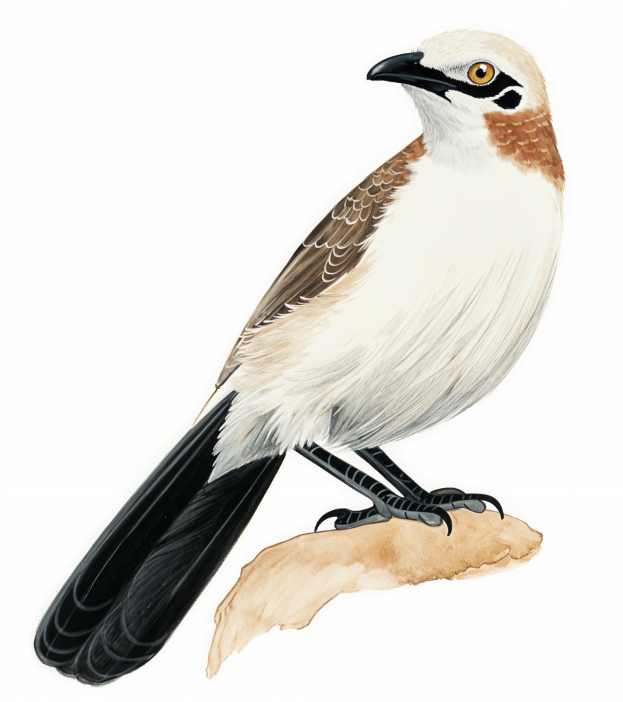 Bare cheeked Babbler AI