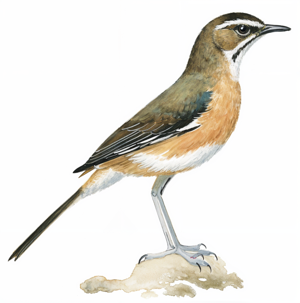 Bearded Scrub Robin AI
