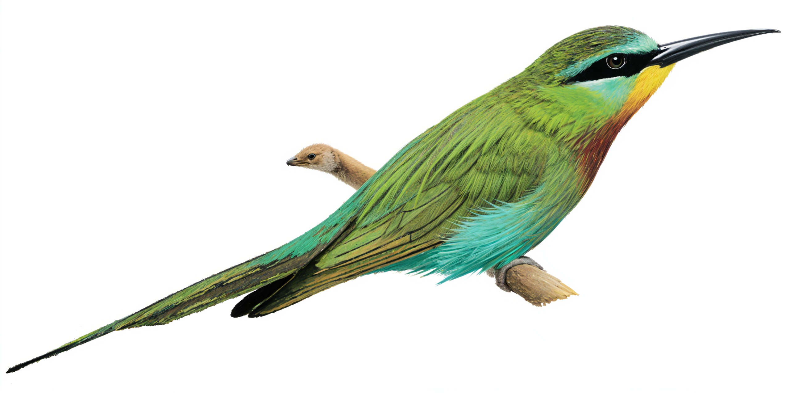 Blue cheeked Bee Eater AI scaled