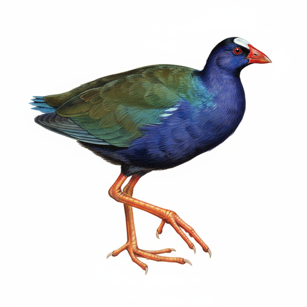 Allens Gallinule Male Br