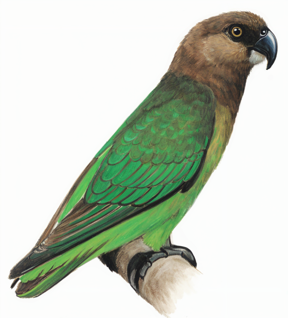 Brown headed PArrot AI