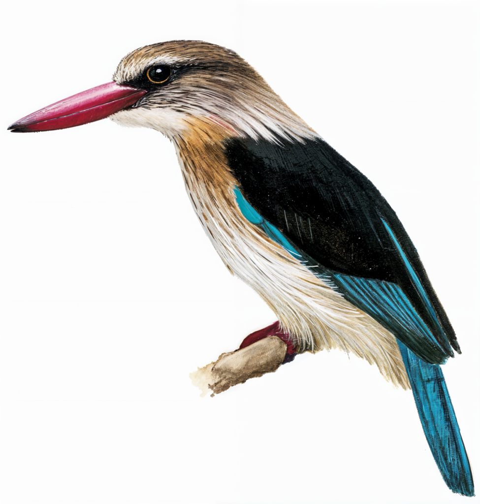 Brown hooded Kingfisher AI