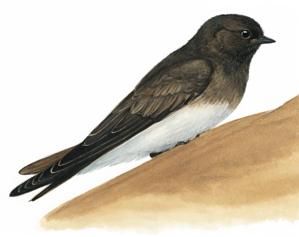 Brown throated Martin AI