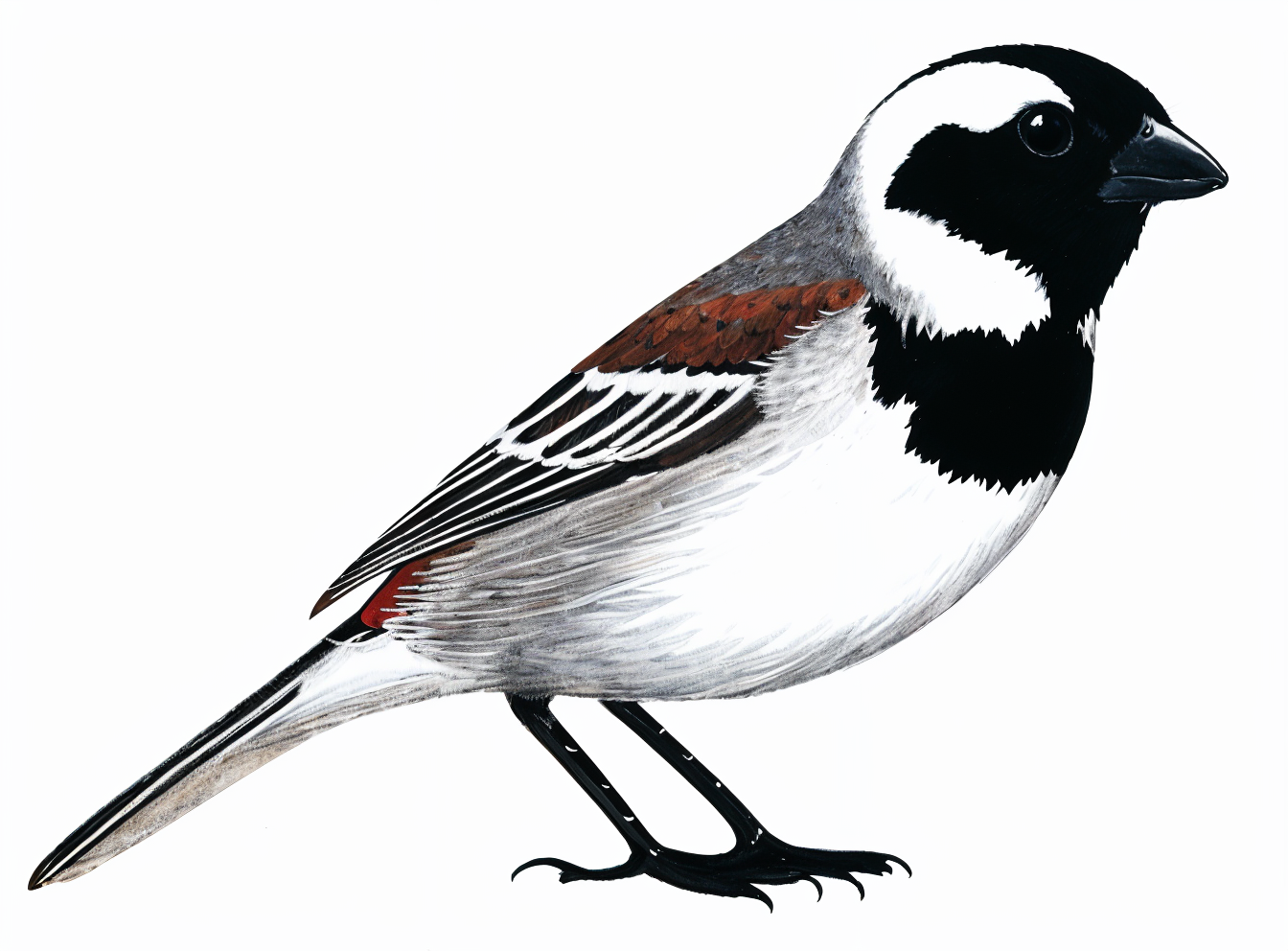Cape Sparrow Male AI