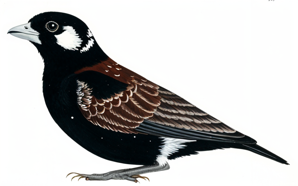 Chestnut backed Sparrow LArk AI