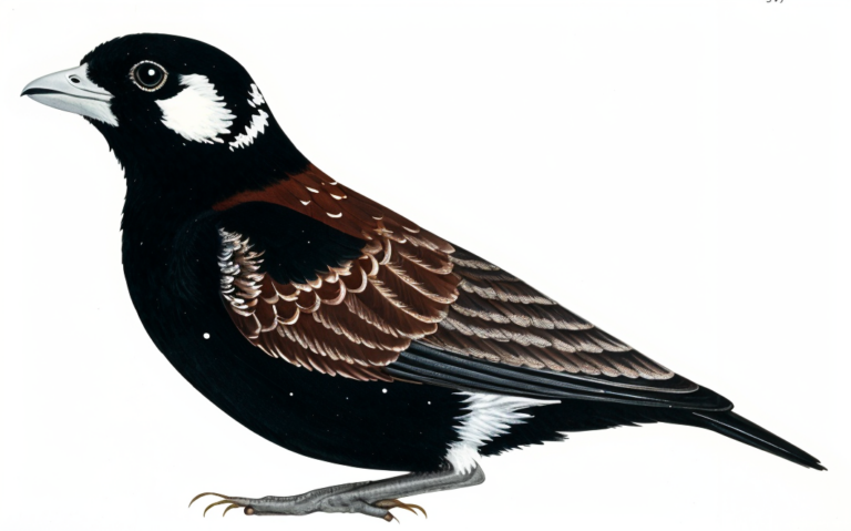 Chestnut backed Sparrow LArk AI