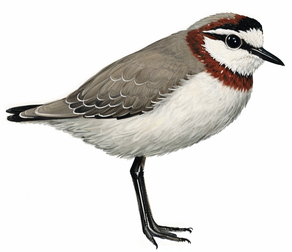 Chestnut banded Plover AI