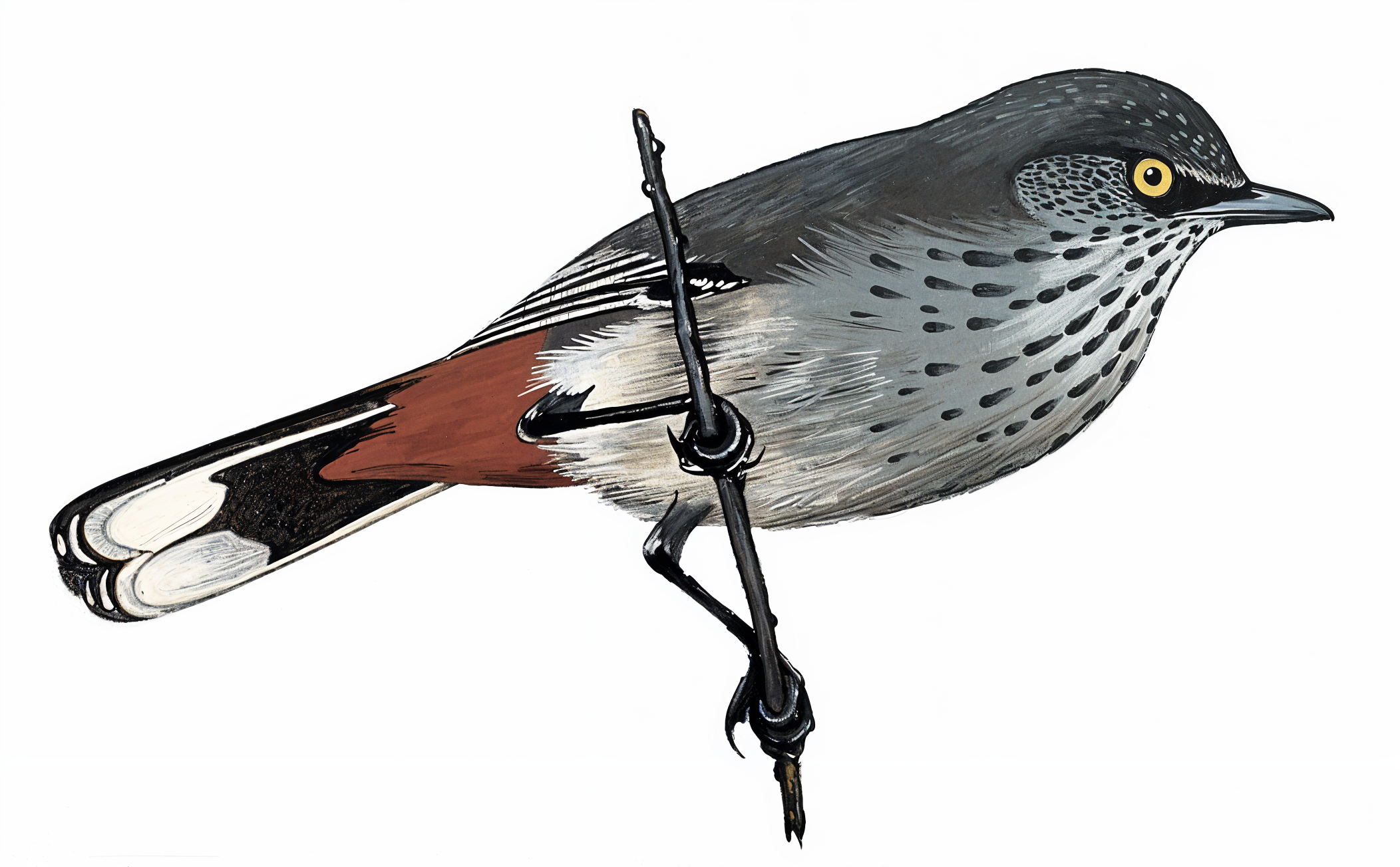 Chestnut vented Warbler AI