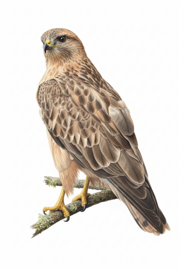 Common Buzzard Back Ag