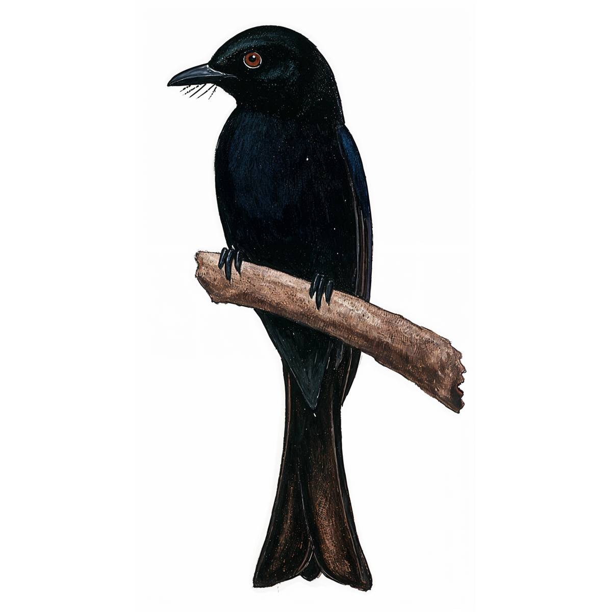 Square-tailed Drongo