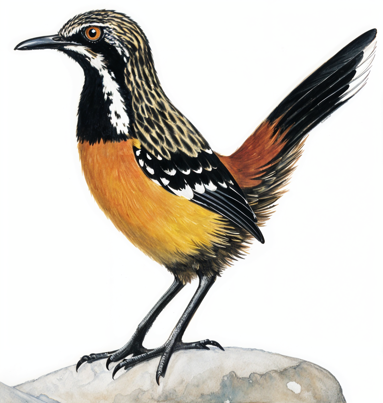 Drakendberg Rockjumper Male AI