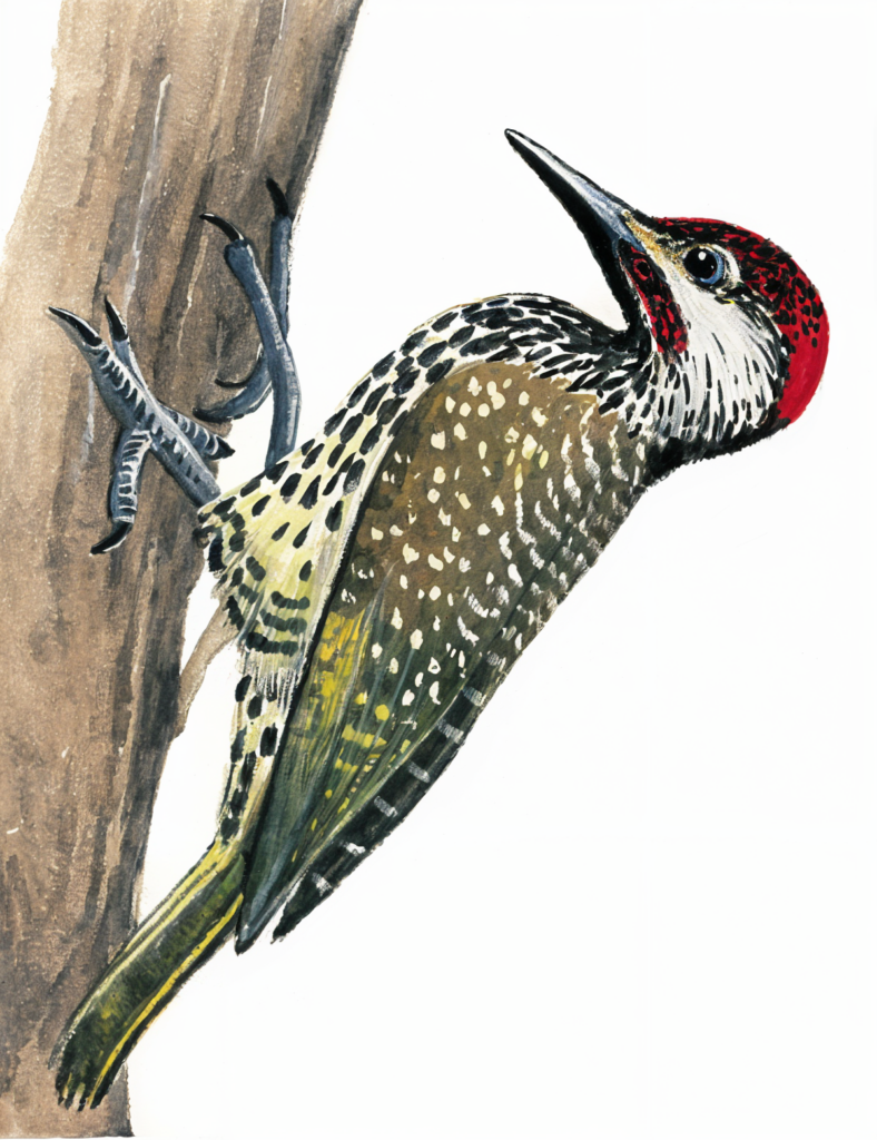 Golden tailed Woodpecker AI