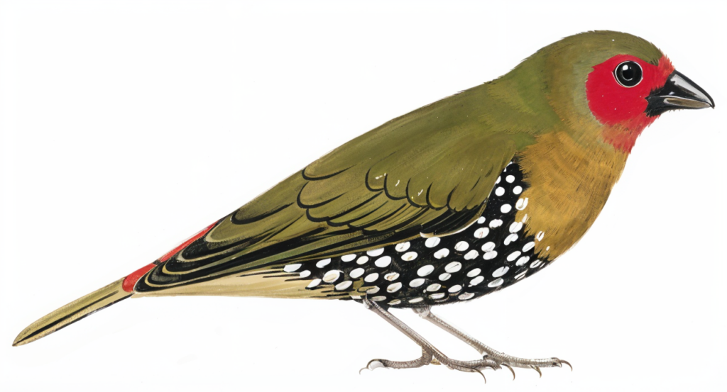 Green Twinspot Male AI