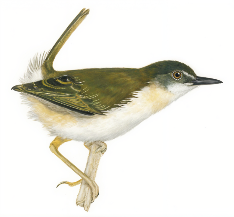 Green backed Camaroptera AI