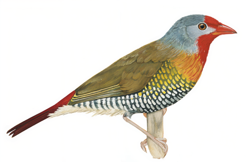 Green winged Pytilia AI