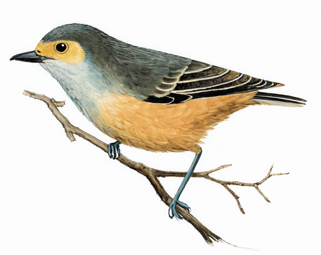 Grey Penduline Tit AI