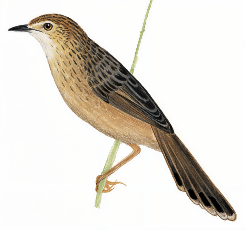 Grey backed Cisticola Race a AI