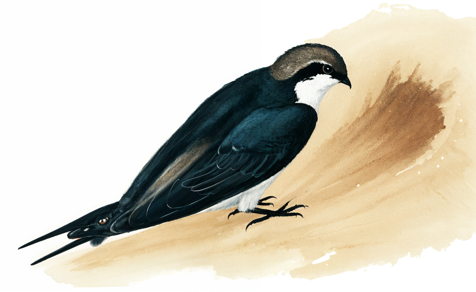 Grey rumped Swallow AI