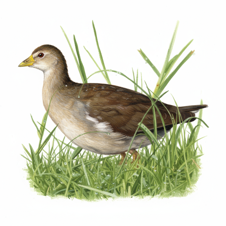 Lesser Moorhen Juv