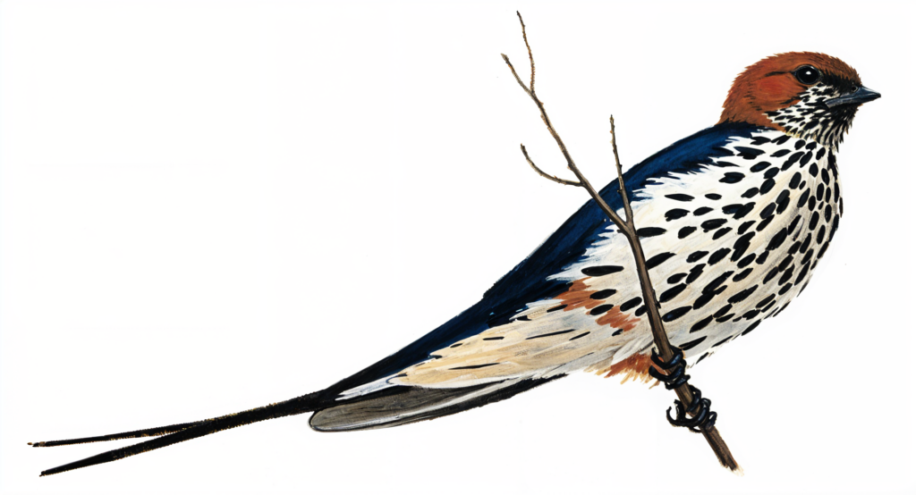 Lesser striped Swallow AI