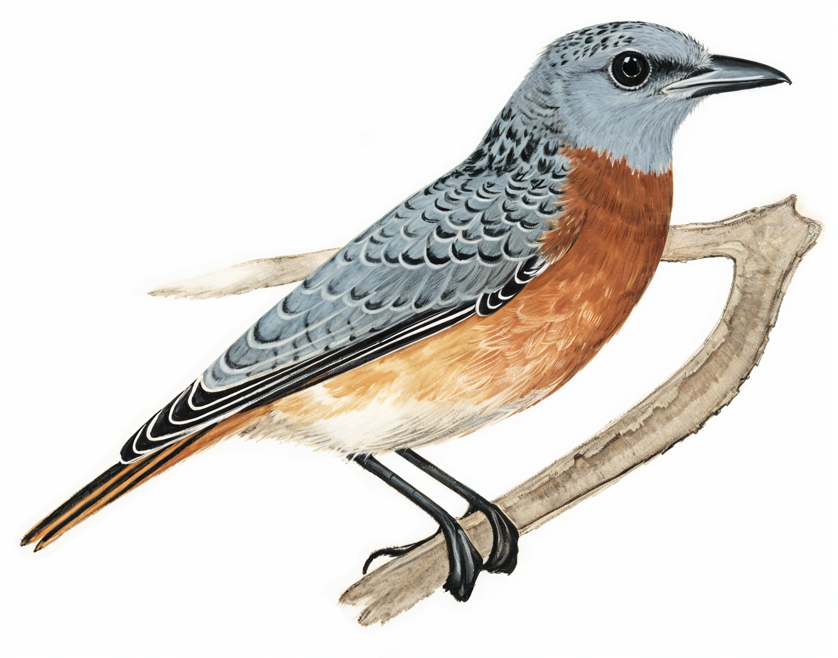Miombo Rock Thrush AI