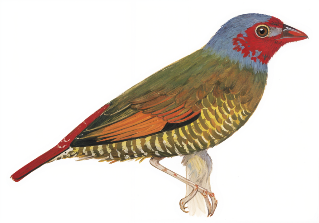 Orange winged Pytilia Newman's Birds