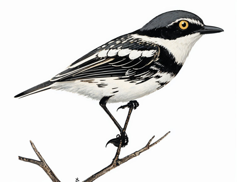 Pale Batis AI Male Newman's Birds
