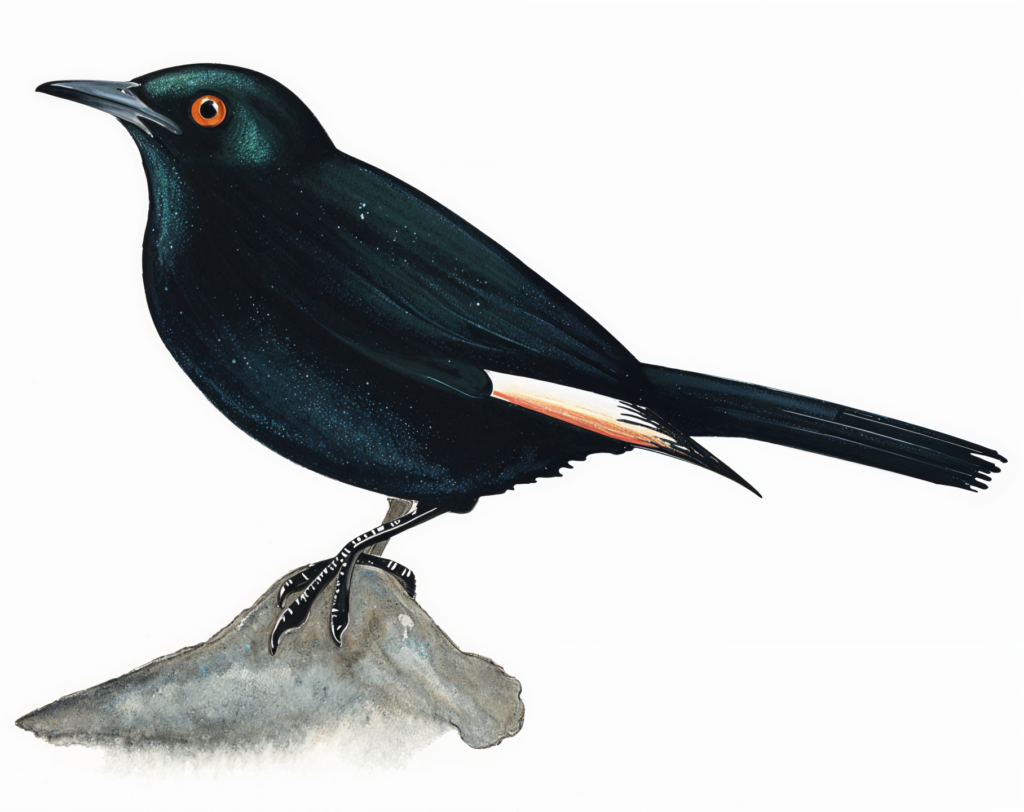 Pale winged Starling Newman's Birds