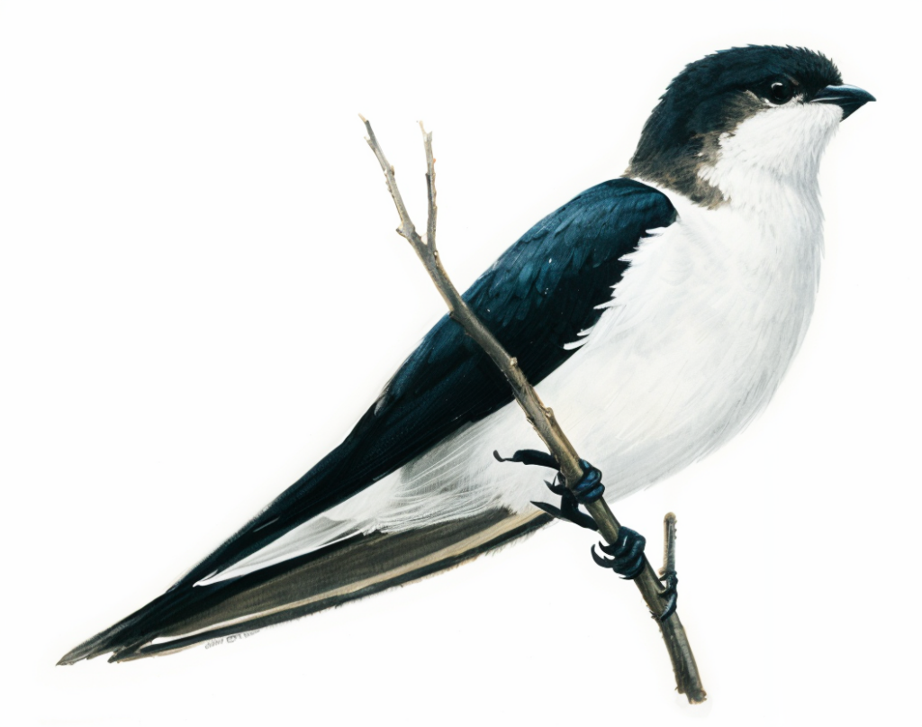 Pearl breasted Swallow Newman's birds