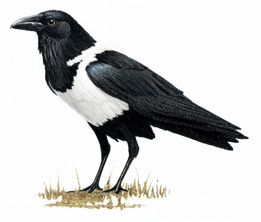 Pied Crow Newman's birds