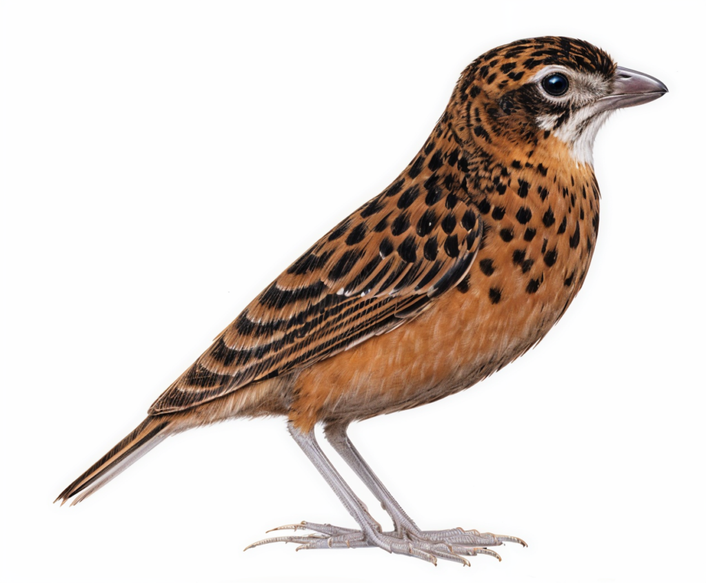 Pink billed Lark Race b AI