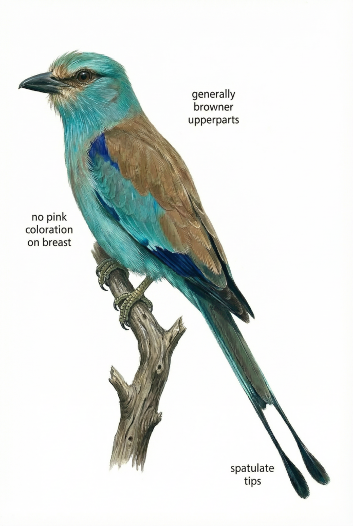 Racket tailed Roller Ag