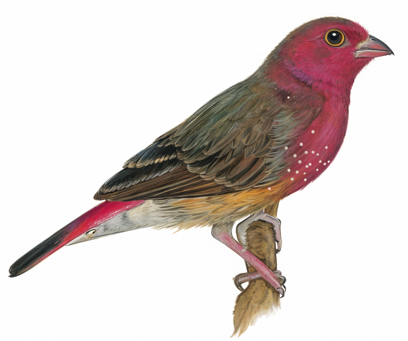 Red-billed Firefinch Newman's Birds