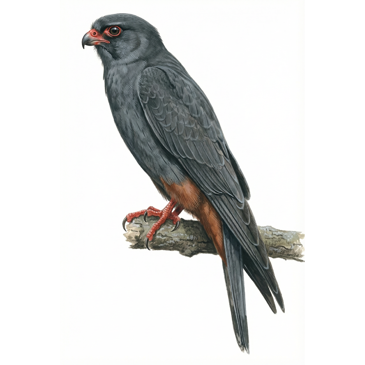 Red-footed Falcon Male
