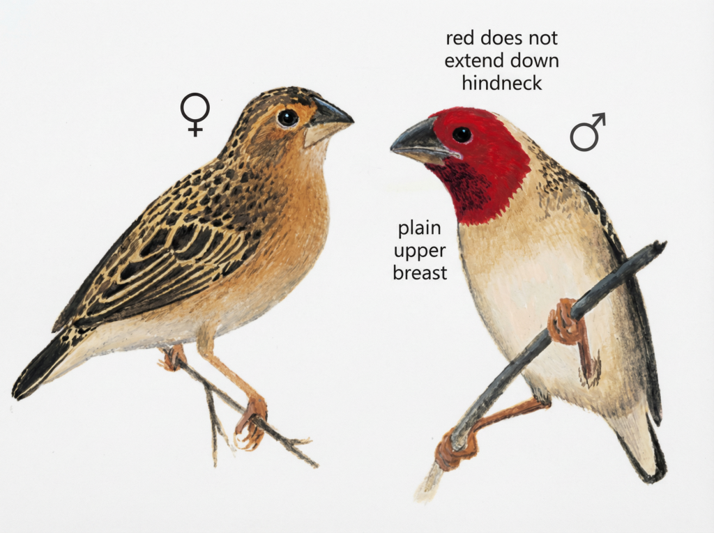 Red headed Quelea Ad