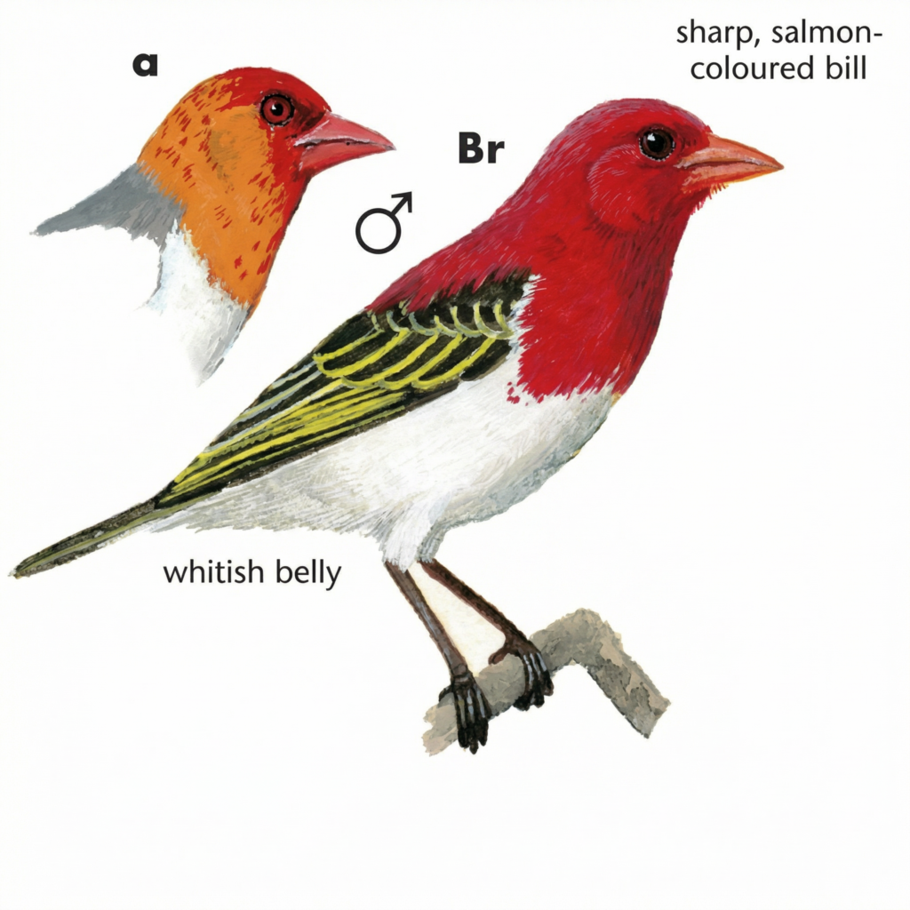 Red headed Weaver Male AG