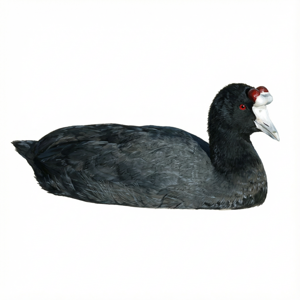 Red knobbed Coot Br AG