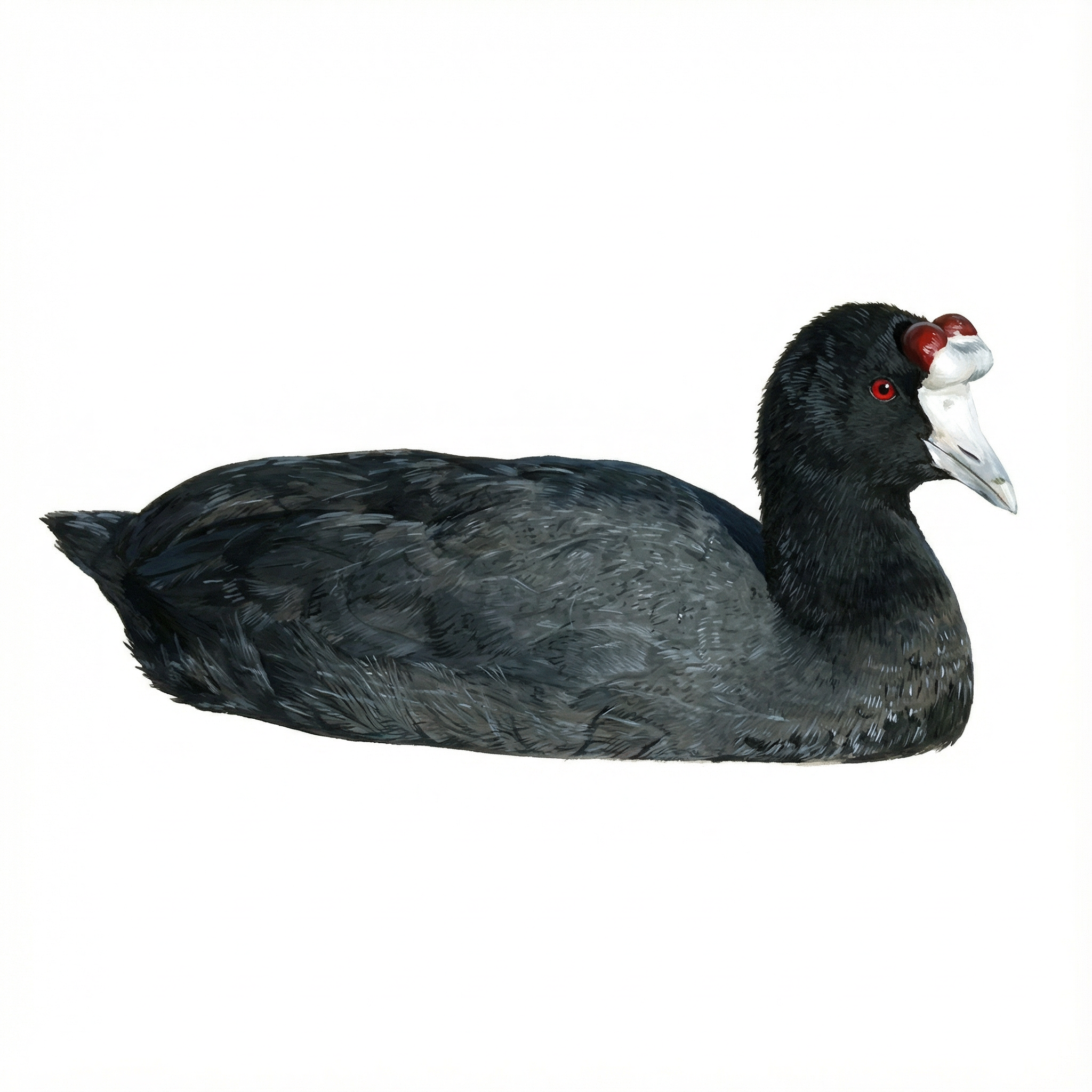 Red knobbed Coot Br AG
