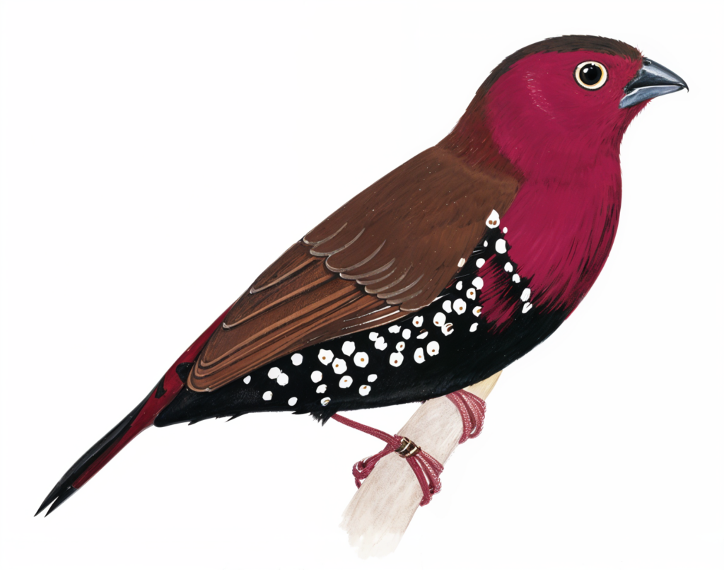 Red throated Twinspot AI