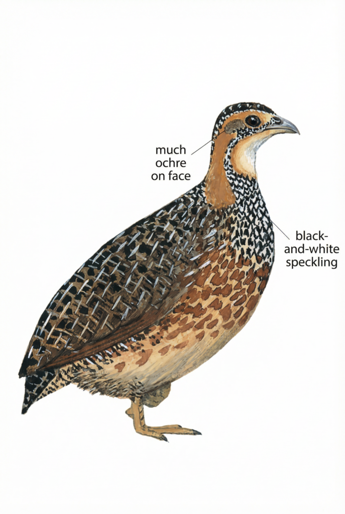 Red winged Francolin Ag