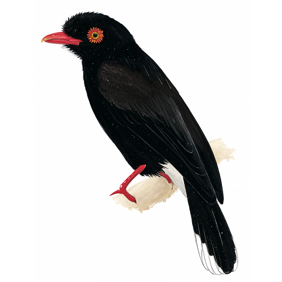Retz's Helmet-Shrike
