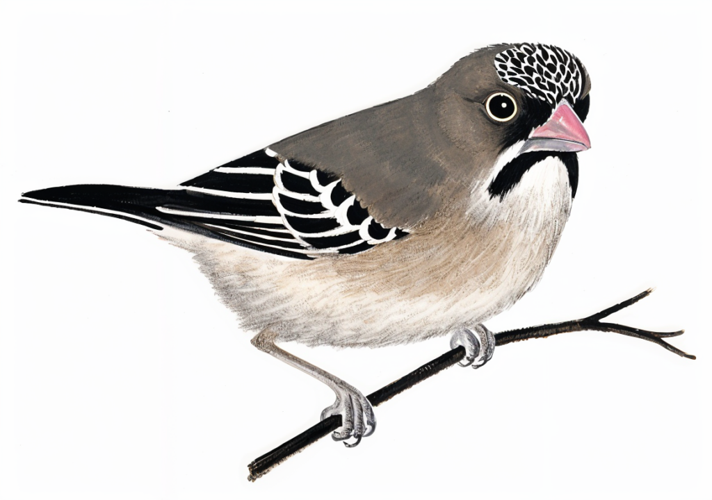 Scaley featehred Finch Newman's birds